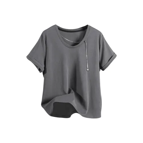 TOUCH Темно-серые Женские Футболки