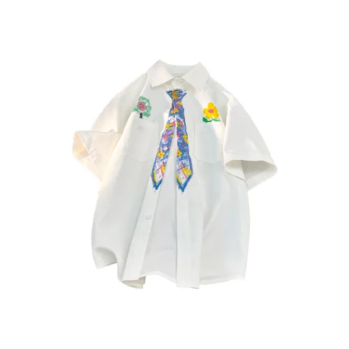 FA2LO Белая унисекс рубашка