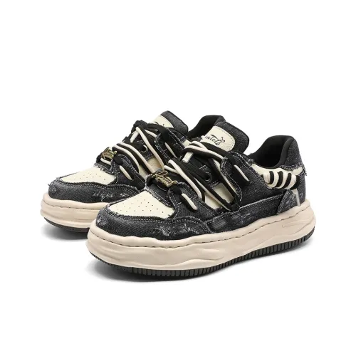 KUNGFUDEER Slip-resistant Abrasion-resistant Low-top Skateboard Shoes Unisex Кроссовки KUNGFUDEER с низким верхом противоскользящие и устойчивые к истиранию унисекс