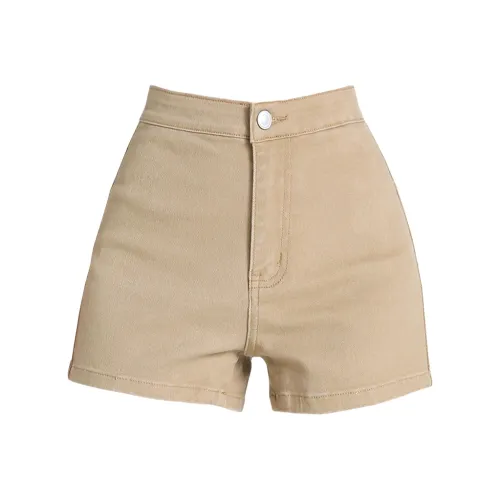 BRN Хаки Женские джинсовые шорты