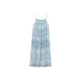 Волновой синий платье (Предварительная продажа 15 дней)