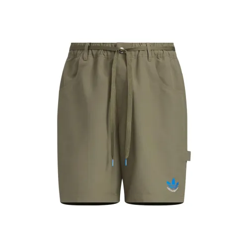Adidas Originals CITY SKATE Спортивные шорты Мужские Слоистые Оливково-зеленые