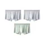 Группа B New Arrival Мужской Шелк [Silver Gray, Silver Gray, Light Green] 3 Pack Комбинация