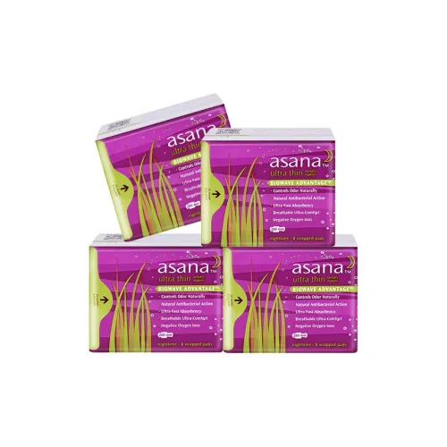 ASHANA Экстра Тонкий Хлопковый Ткань Ночные Пеленки Бесшовный Легкий 28CM 8П