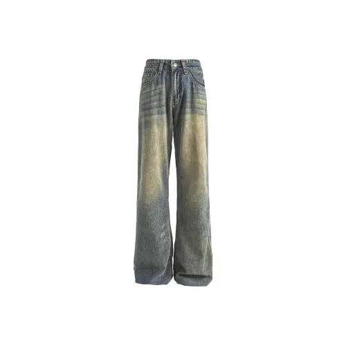 KEIRANDUN Унисекс Джинсы