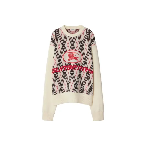 Burberry SS25 Трикотаж Мужской Мел Белый