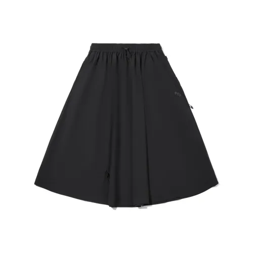 LINING x TAKASHA LIANMINGKUAN Повседневная длинная юбка женская черная