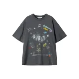 Речной камень серого цвета