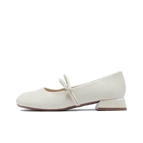 AGSDON Грубый каблук Мэри Джейн туфли 2,5 см женские