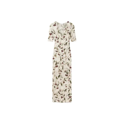 STELLA MCCARTNEY Крем Женские Короткие Платья с Рукавами