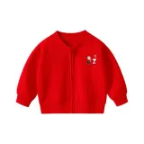 Простоватый Мальчик/Красный [Весенний Осенний Тонкий]