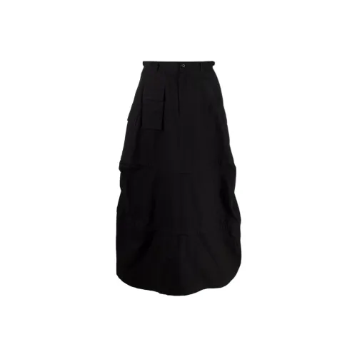 BALENCIAGA Черные Женские Повседневные Длинные Юбки