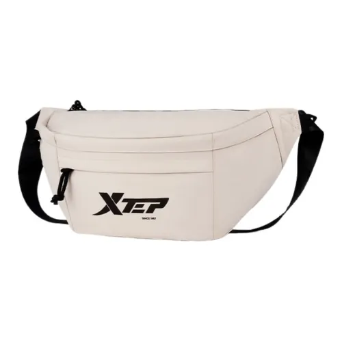 XTEP Nylon Sling Bag Standard Unisex White XTEP Нейлоновая сумка Sling стандартная унисекс белый