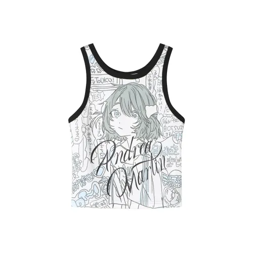 ANDREA MARTIN Серые Женские Майки