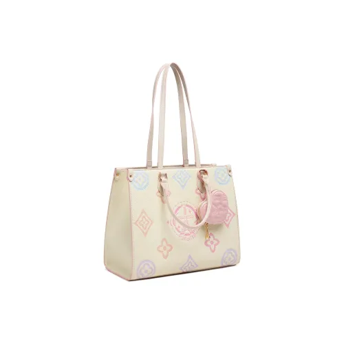 PARISTAR ПУ (полиуретан) Сумка Стандартная Женская Бежевая Абрикосовая