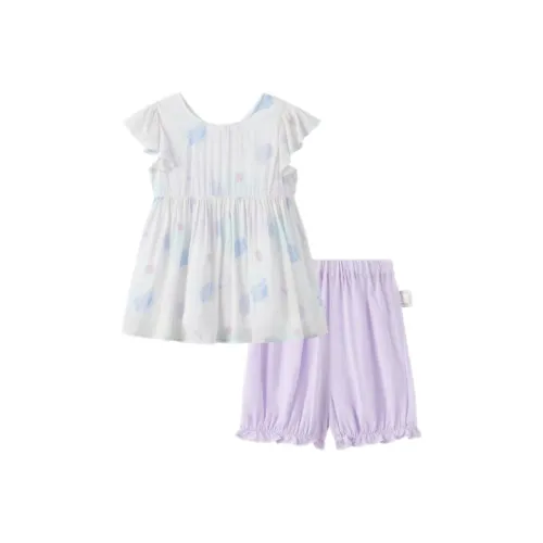 PAW IN PAW Повседневная спортивная одежда 2 предмета комплект фиолетовый для детей 3-7 лет