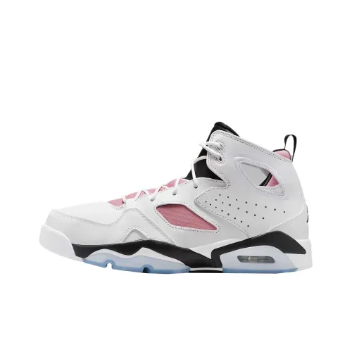 Jordan Flight Club 91 Амортизаторы Shock Absorbers Противоскользящие Устойчивые к истиранию MID Баскетбольные кроссовки Мужские Белые