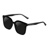 Чёрная оправа с чёрными линзами (поляризованные)