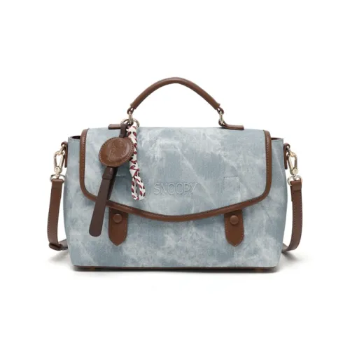 SNOOPY PU (полиуретан) Crossbody Сумка на одно плечо Женская Джинсовый синий