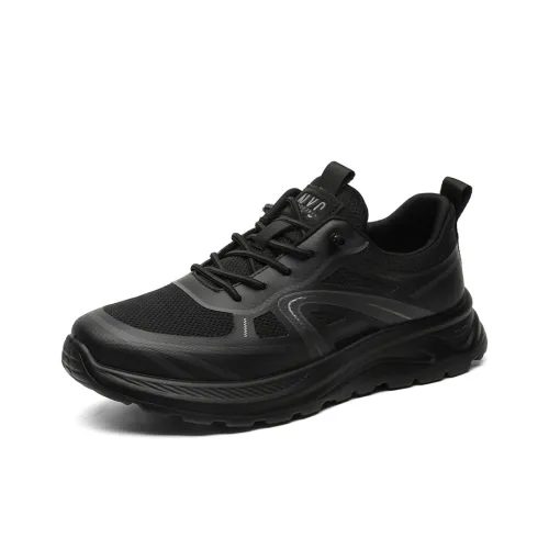 SENJIALUO Амортизация Устойчивый к истиранию Дышащий Легкий Низкий Топ Casual Мужской Черный