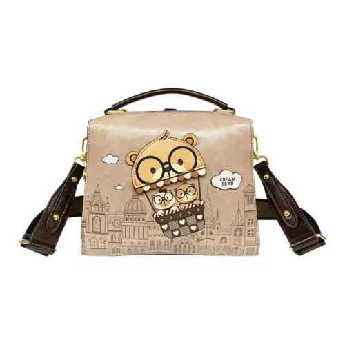CREAM BEAR PVC Сумка Женская Хаки
