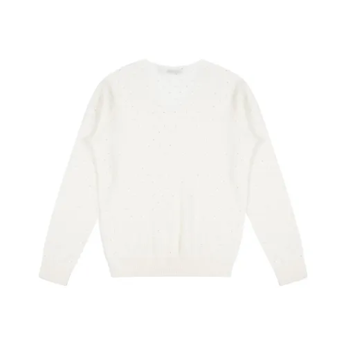 Raidy Boer Осенний Зимний Кашемировый Свитер Женская Белая