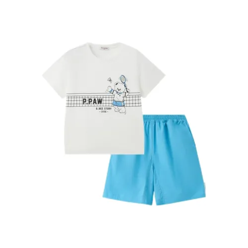 PAW IN PAW Повседневная спортивная одежда двухкомпонентный комплект цвет сливовый для детей 3-7 лет