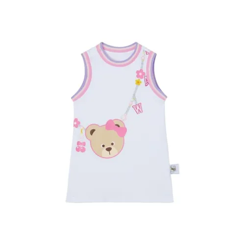 PAW IN PAW Детское платье Сливочный для дошкольников