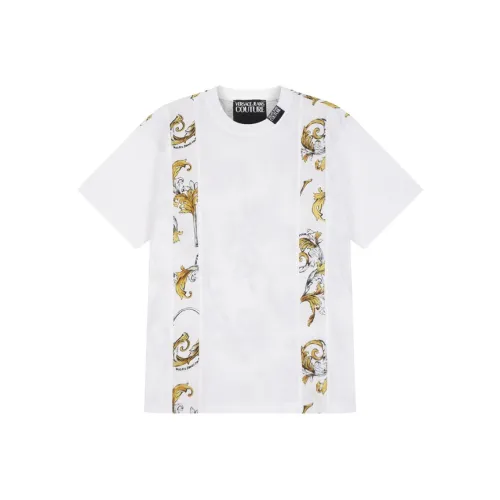 VERSACE JEANS COUTURE SS25 T-Shirt Мужской Белый