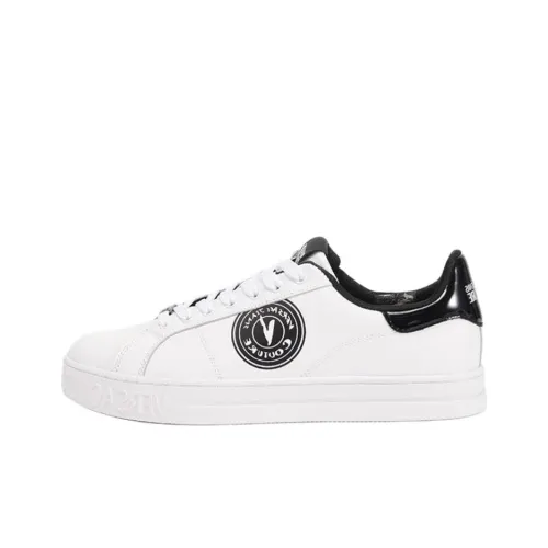 VERSACE JEANS COUTURE Скейтборд Кроссовки Низкие Белые Мужские