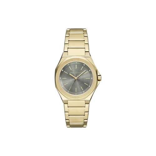 ARMANI EXCHANGEAE Women's Watch Кварцевый механизм ремешок из нержавеющей стали 34 мм серый циферблат