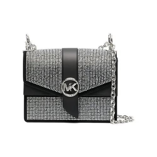 MICHAEL KORS Greenwich Телячья кожа Сумка через плечо Сумка на плечо Женская Черная