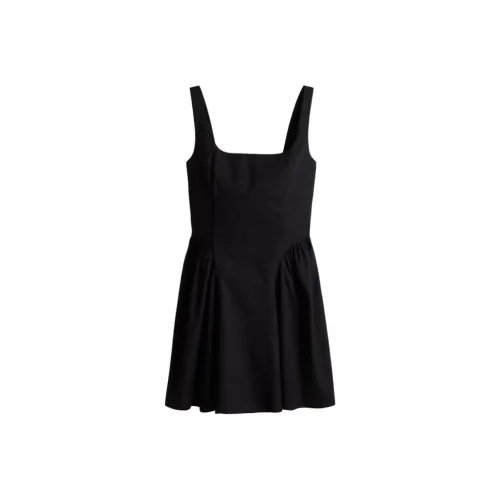 H&M Черные Женские Платья без рукавов
