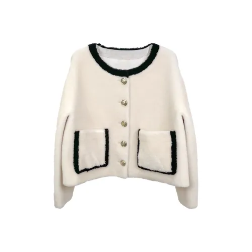 Kele Coco Экрю Женские меховые изделия