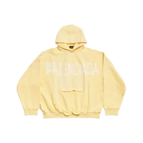 Balenciaga Свитшот Свободного кроя Мужской Желтый