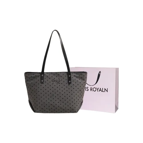 LOUIS ROYALN Хлопок Тоут Сумка Плечевая Сумка Женская Серый Черный