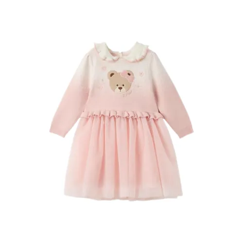 PAW IN PAW Платье Розовое для детей 3-7 лет