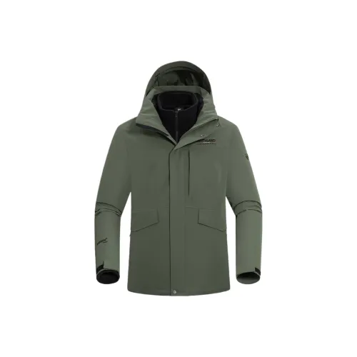 NORTHLAND Профессиональный Водонепроницаемый и Ветрозащитный 3 в 1 Ветровка Мужская