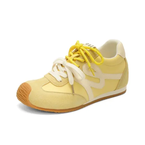 JOSINY Кэжуал Низкий Топ Желтый Женский