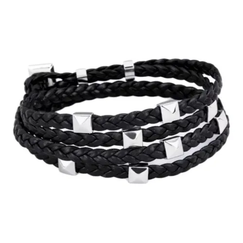 BROSWAY Телячья кожа Браслеты Унисекс Черный