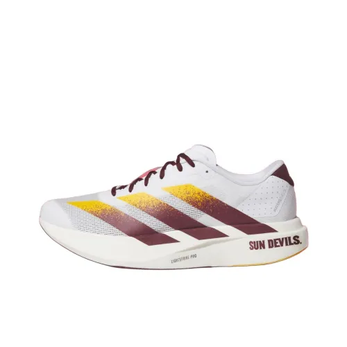 Adidas Adizero Evo SL Low Топ Повседневные Беговые Кроссовки Мужские Белый Коричневый