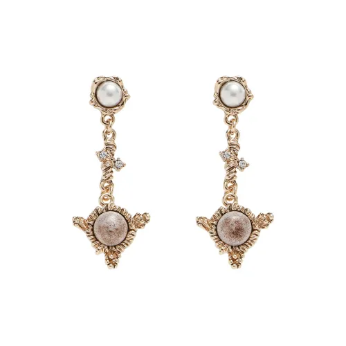 KING OF BLING Сплав Циркон Искусственная жемчужина Серьги Женские