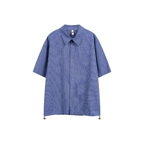 GM Синяя клетка Женские рубашки