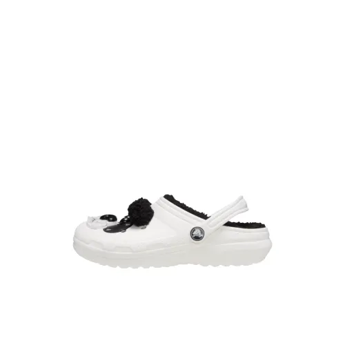 Crocs Anatomical Slip-Resistant Abrasion-Resistant Low Top Children's Sandals Black White Children's