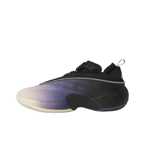 Adidas DON Issue 7 Slip-resistant Abrasion-resistant Low-top Basketball Shoes Unisex Purple Black Rice