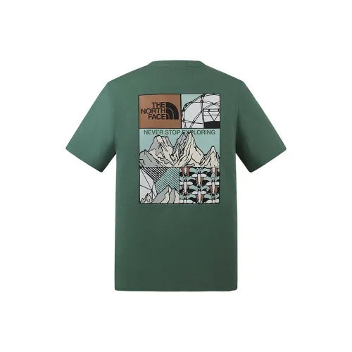 THE NORTH FACE Urban Exploration SS25 T-Shirt Унисекс Утка Зеленый