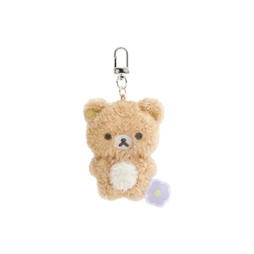 SAN X Милый Длинноволосый Медвежонок Брат Кукла Плюшевая Подвеска 8 см Высота