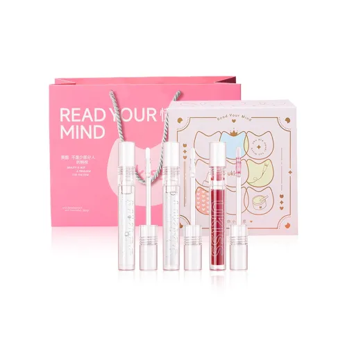 UKISS LIP Масло Коробка LIP GLOSS И Помада Легко Смешиваемый Естественный Блестящий Увлажняющий Росный 3 шт 4 шт