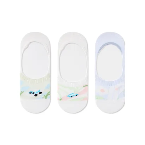 JIAZINI No Show Носки Женские 3 упаковки