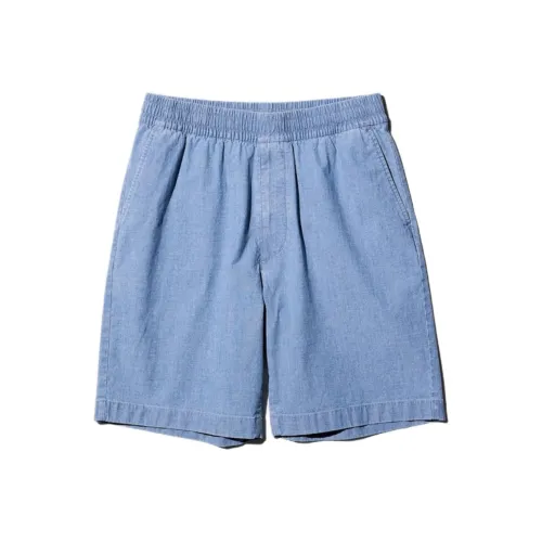 UNIQLO 63 Небесно-голубой Мужские Повседневные Шорты
